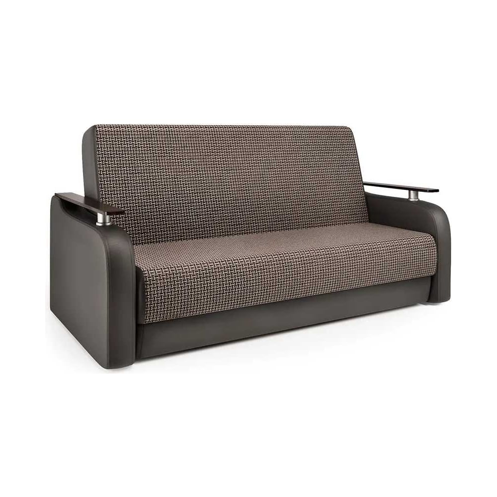 Изображение товара Диван-книжка Шарм Грант Д 140 коричневый экокожа современный стиль