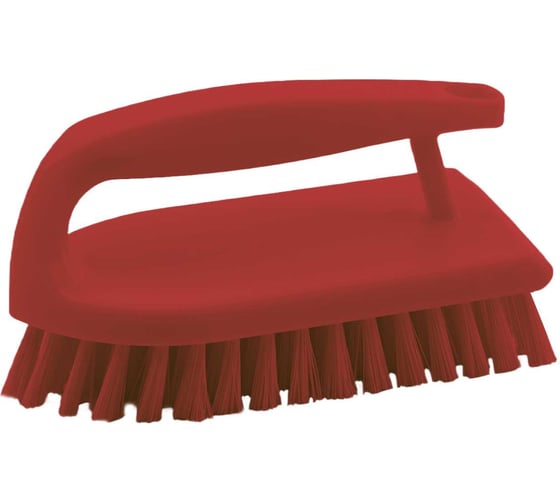 Изображение товара Щетка-скребок ручная (утюжок) SHIANKU 165x25 мм жесткая, красный SHI-111074