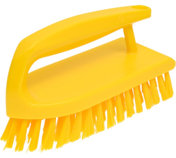 Изображение товара Щетка-скребок ручная (утюжок) SHIANKU 165x25 мм жесткая, желтый SHI-111076