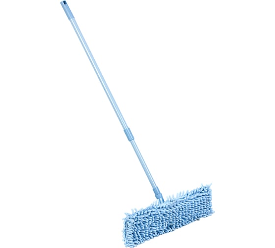 Изображение товара Швабра с насадкой из микрофибры VETTA ручка телескопическая окрашенная металл, 70-120см, насадка 70г 444-268