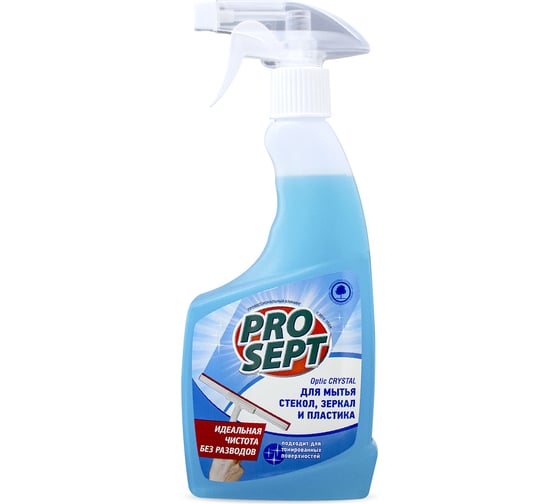 Изображение товара Средство для мытья стекол и зеркал PROSEPT Optic Crystal готовое к применению, 1л 114-1