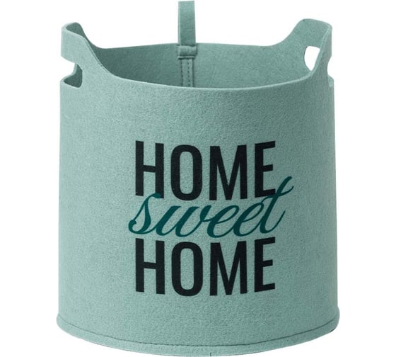 Изображение товара Органайзер для хранения Eva "Корзинка "SWEET HOME" Мятный", 25x20x24 см, 7 л Я47175