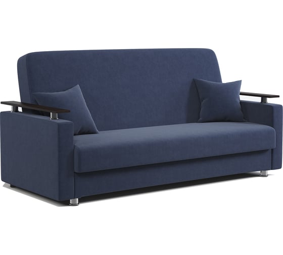 Изображение товара Диван книжка Шарм Мелодия ДП №2 140 велюр Ультра миднайт 170524591