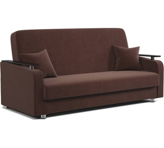 Изображение товара Диван книжка Шарм Мелодия ДП №1 120 велюр Дрим шоколад 170524580