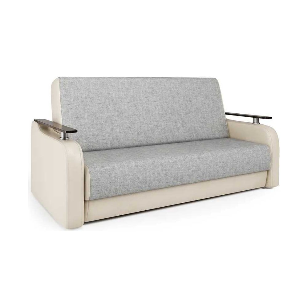 Изображение товара Диван-книжка Шарм Грант М 120 экокожа беж/серый