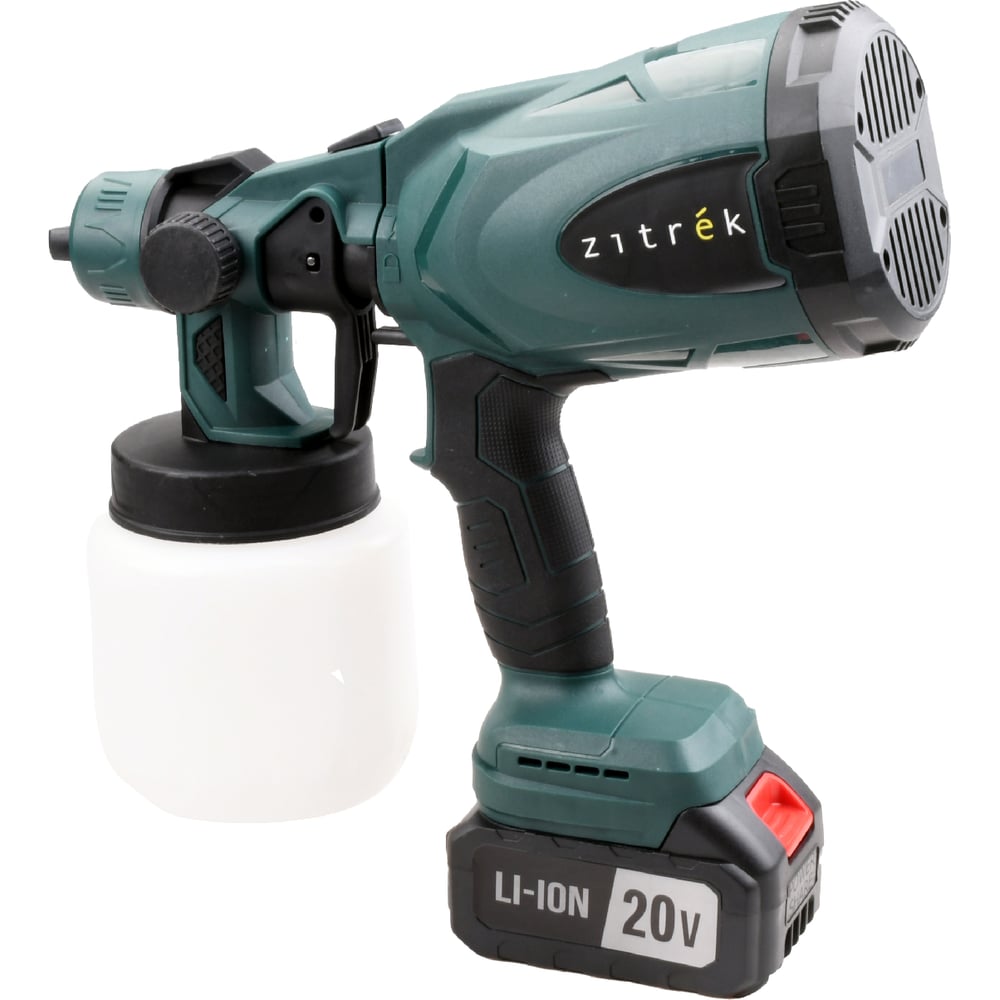 Аккумуляторный краскопульт Zitrek ZKSG 20 Li 085-1030