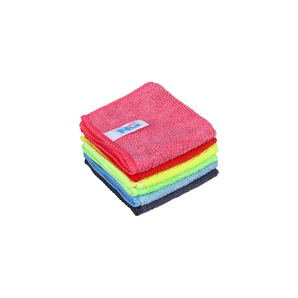Изображение товара Набор тряпок GALAXY NG микрофибра 20x20 см, 6 шт - универсальные для уборки