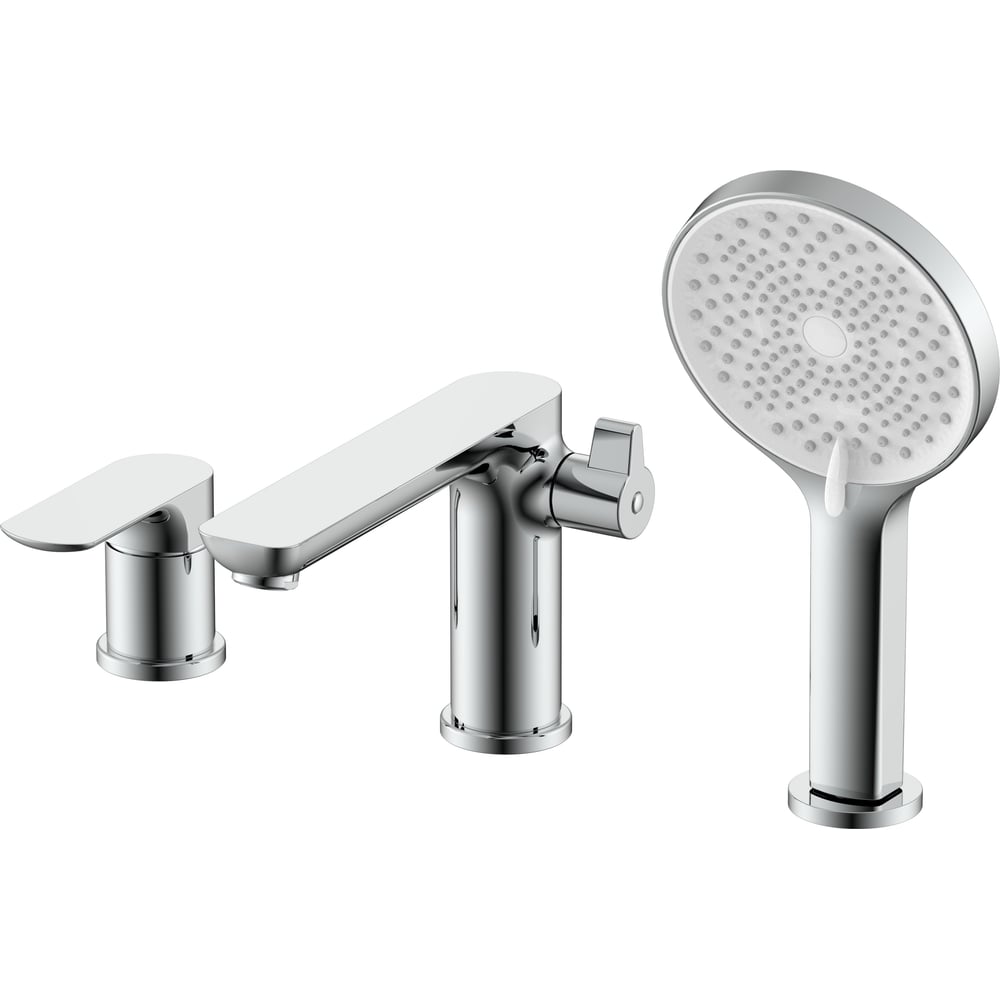 Изображение товара Смеситель для ванны RAGLO на 3 отверстия хром R03.31