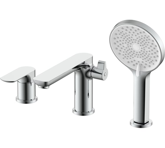 Изображение товара Смеситель для ванны RAGLO на 3 отверстия хром R03.31