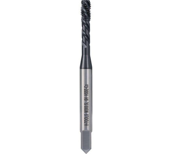 Изображение товара Метчик машинный спиральный левый H-Tools М3 шаг 0.5мм DIN371 HSSE-TiALN 6h 33726FHT