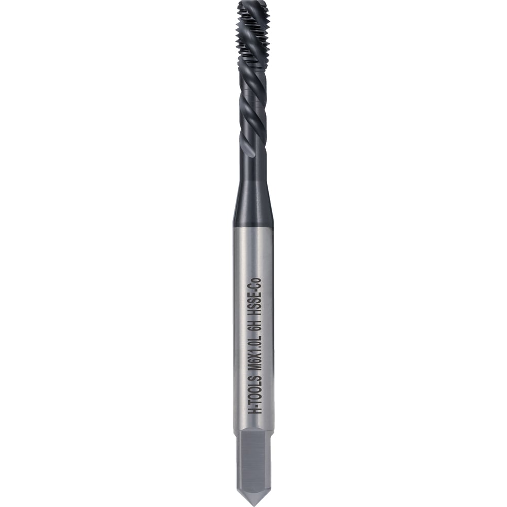 Изображение товара Машинный спиральный левый метчик М6 шаг 1.0 мм DIN 371 H-Tools