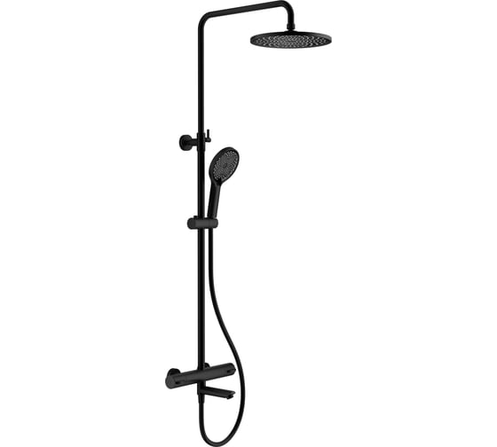 Изображение товара Душевая система для ванны с термостатом SPLENKA черный S223.26.06