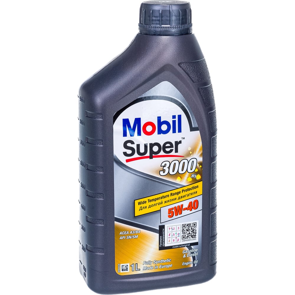 Синтетическое моторное масло MOBIL бутылка n3010500 0 6 л