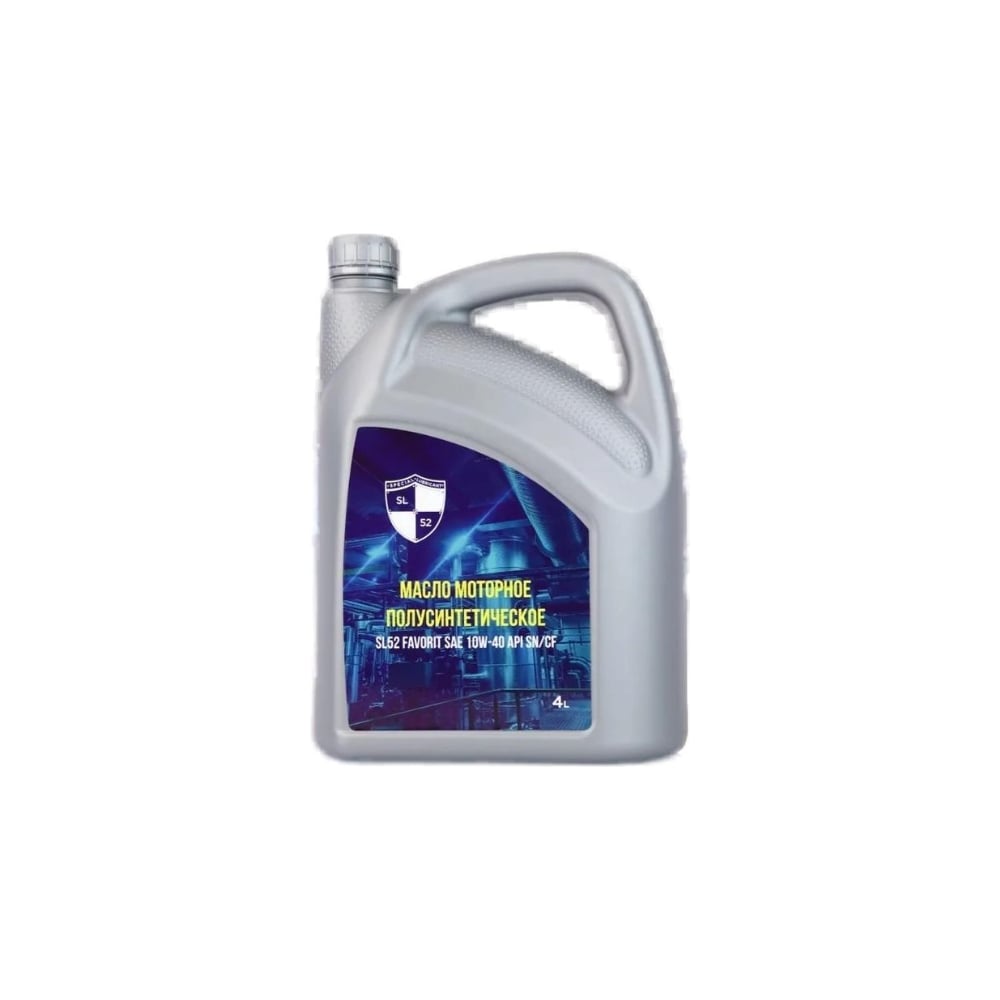 Изображение товара Моторное полусинтетическое масло FAVORIT SL52 SAE 10W-40 API SN/CF 4 л