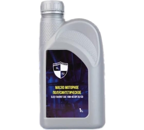 Изображение товара Моторное полусинтетическое масло SL52 FAVORIT SAE 10W-40 API SG/CD 1 л М0152023