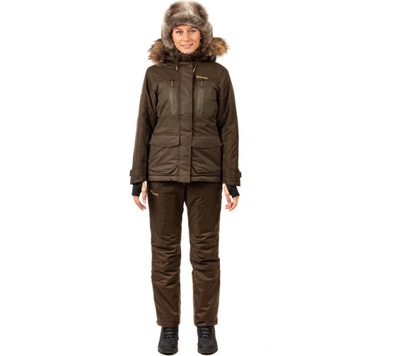 Изображение товара Женский костюм для охоты, зимний PRIDE Артемида -15, светло-коричневый, размер 40-42, рост 158-164 4660335504961