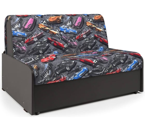 Изображение товара Диван кровать Шарм Коломбо БП 100 машинки и экокожа шоколад 33070461