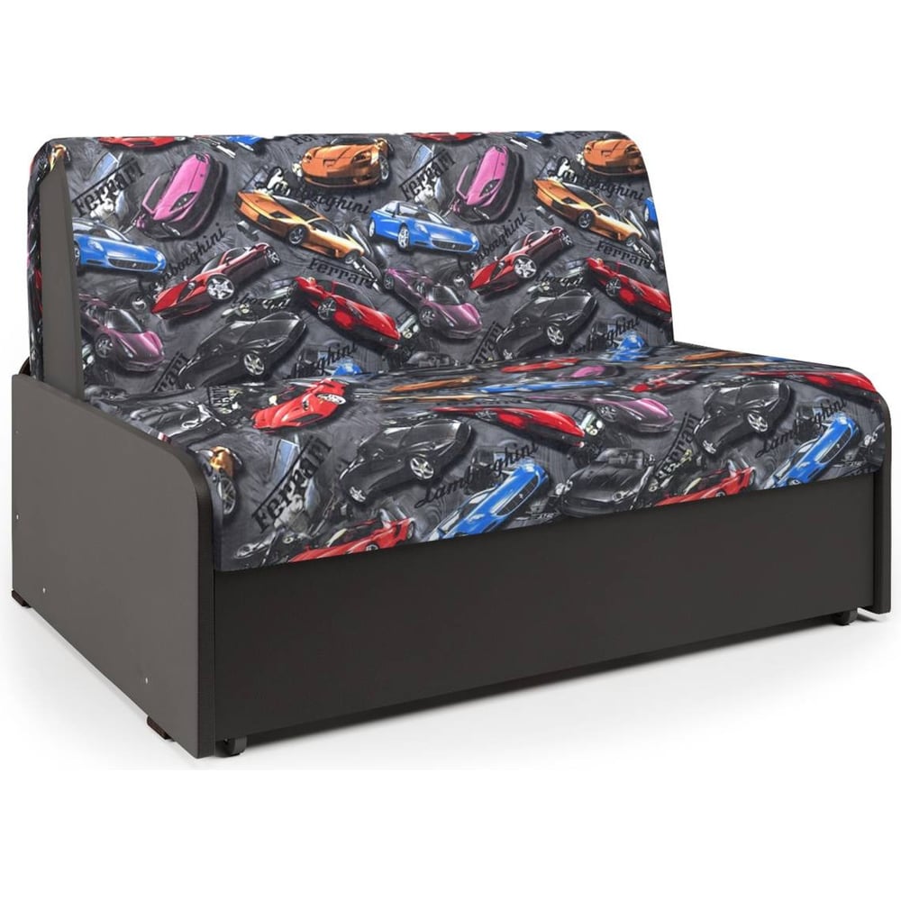 Изображение товара Диван кровать Шарм Коломбо БП 140 из экокожи и велюра современный стиль