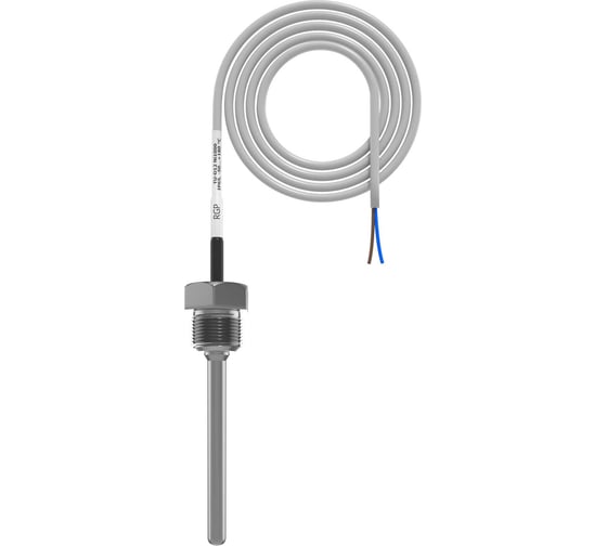 Изображение товара Погружной кабельный датчик температуры жидкости Завод RGP 80 мм, G1/2" TU-D12 PT1000