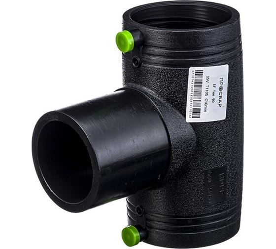 Изображение товара Тройник электросварной ПРОСВАР 90 мм, ПЭ 100, SDR 11 тройник90