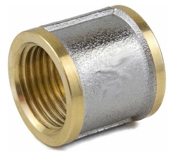 Изображение товара Муфта Aquasfera латунь, Ду40 ВР, никель 9018-05 027-8944