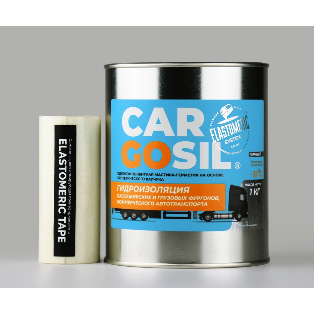 Изображение товара Мастика для авто CARGOSIL 1 кг белый герметик и гидроизоляция