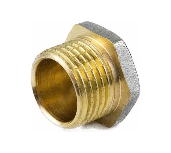 Изображение товара Заглушка Aquasfera латунь, Ду15 НР, никель 9017-01 027-8934