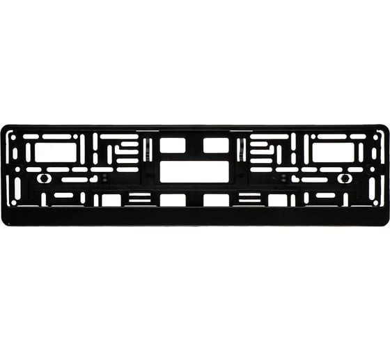 Изображение товара Рамка номерного знака ЕРМАК NG пластик, 53,6x13,1см, черная 776-049