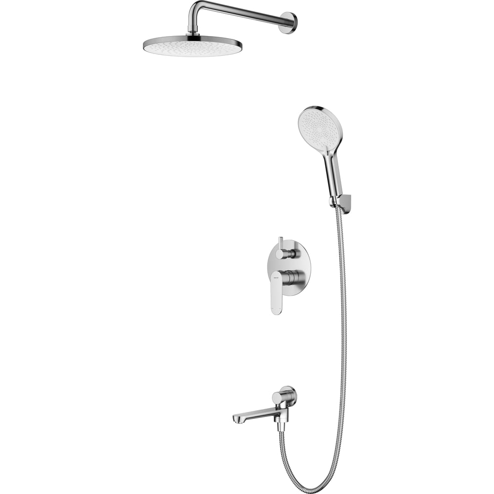 Изображение товара Встраиваемая душевая система SPLENKA сатин S222.27.05 3 режима нержавейка