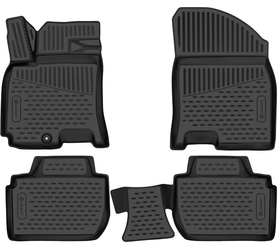 Изображение товара Коврики 3D в салон ELEMENT подходят для JAC T9 2024, Пикап, 4 шт. (полиуретан) / Джак Т9 3DAN0813210k ELEMENT3DAN0813210k