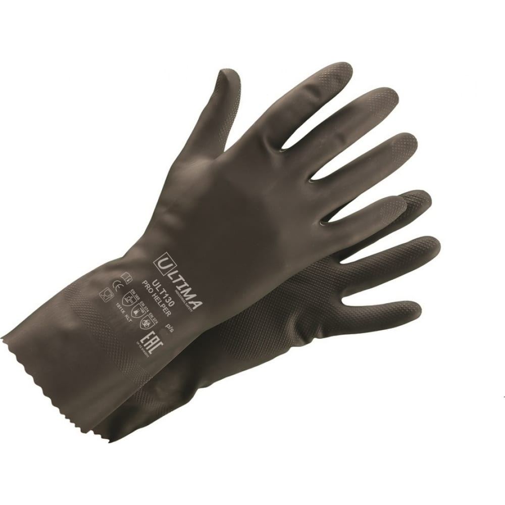 Латексные перчатки ULTIMA перчатки хозяйственные латексные размер s тм чистюля