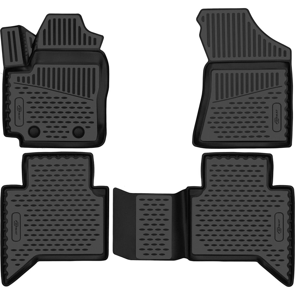 Изображение товара Коврики 3D в салон FORMAT для Changan Hunter Plus 2023, двойная кабина