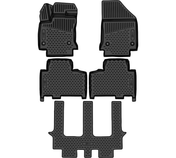 Изображение товара Коврики 3D в салон FORMAT подходят для GEELY Okavango 2020, Внедорожник 5 дверей, 5 шт. (ПУ, повышенная износостойкие .3DA70258210k FORMAT.3DA70258210k