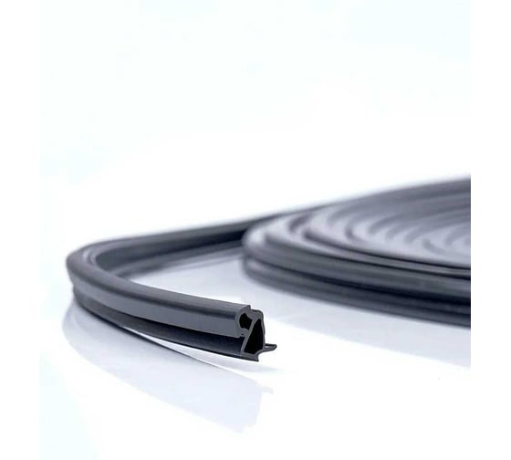 Изображение товара Уплотнитель для окон и дверей ПВХ KOMFORT москитные системы KBE 254 усиленный, черный, ТЭП, 5 м УПЧ03052