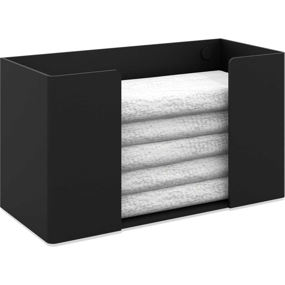 Изображение товара Полка для полотенец ЛЕБЕР Валенсия черный муар 25.50.027B