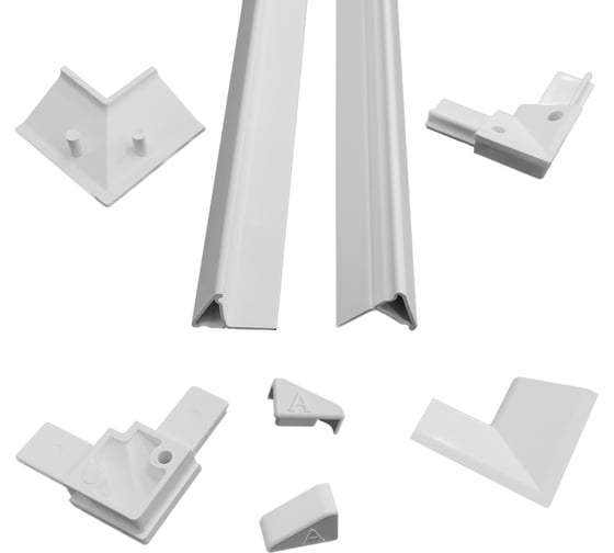 Изображение товара Комплект декоративных планок для ванн и поддонов ALTASAN белый KDP195