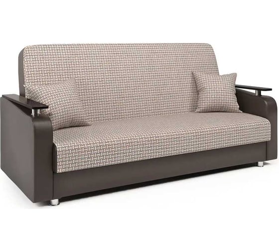 Изображение товара Диван-книжка Шарм Мелодия ДП №1 120 Корфу беж и экокожа шоколад 33070551