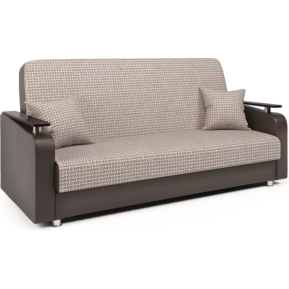 Изображение товара Диван-книжка Шарм Мелодия ДП №1 140 Корфу беж и экокожа шоколад 33070553