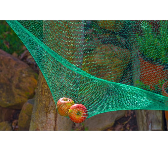 Изображение товара Широкая сетка от птиц Ресурс Удачников 4х10 м, 35г/м2, зеленая 21435
