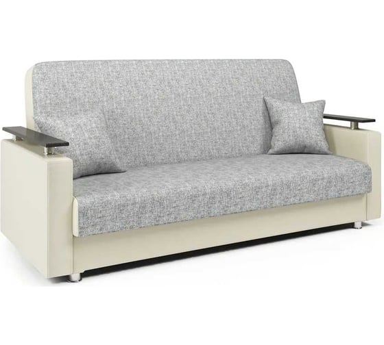 Изображение товара Диван-книжка Шарм Мелодия ДП №2 120 шенил серый и экокожа беж 33070555