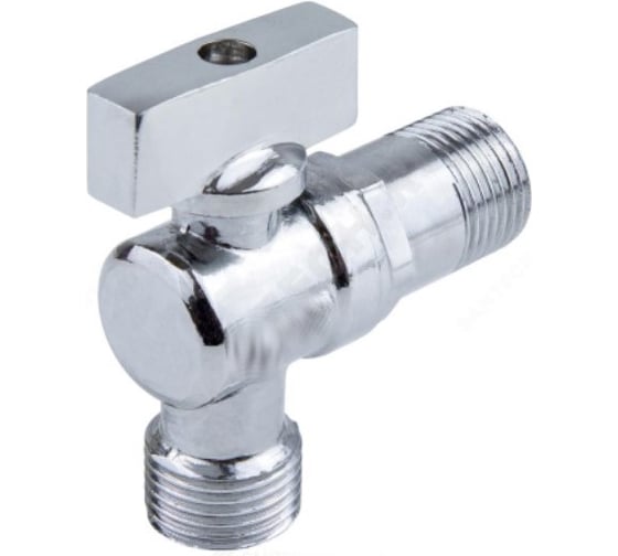 Изображение товара Шар угловой кран Aquasfera латунь, бытовой, без отражателя, G1/2х3/4 Ру10 р/р 1041-02 007-7421