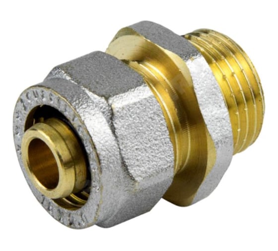 Изображение товара Муфта Aquasfera МП обжимная, латунь, Дн20х1/2 НР 7001-03 027-8723