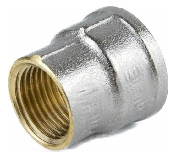 Изображение товара Муфта Aquasfera латунь, переходная, Ду32х15 м/м., никель 9019-04 027-8949