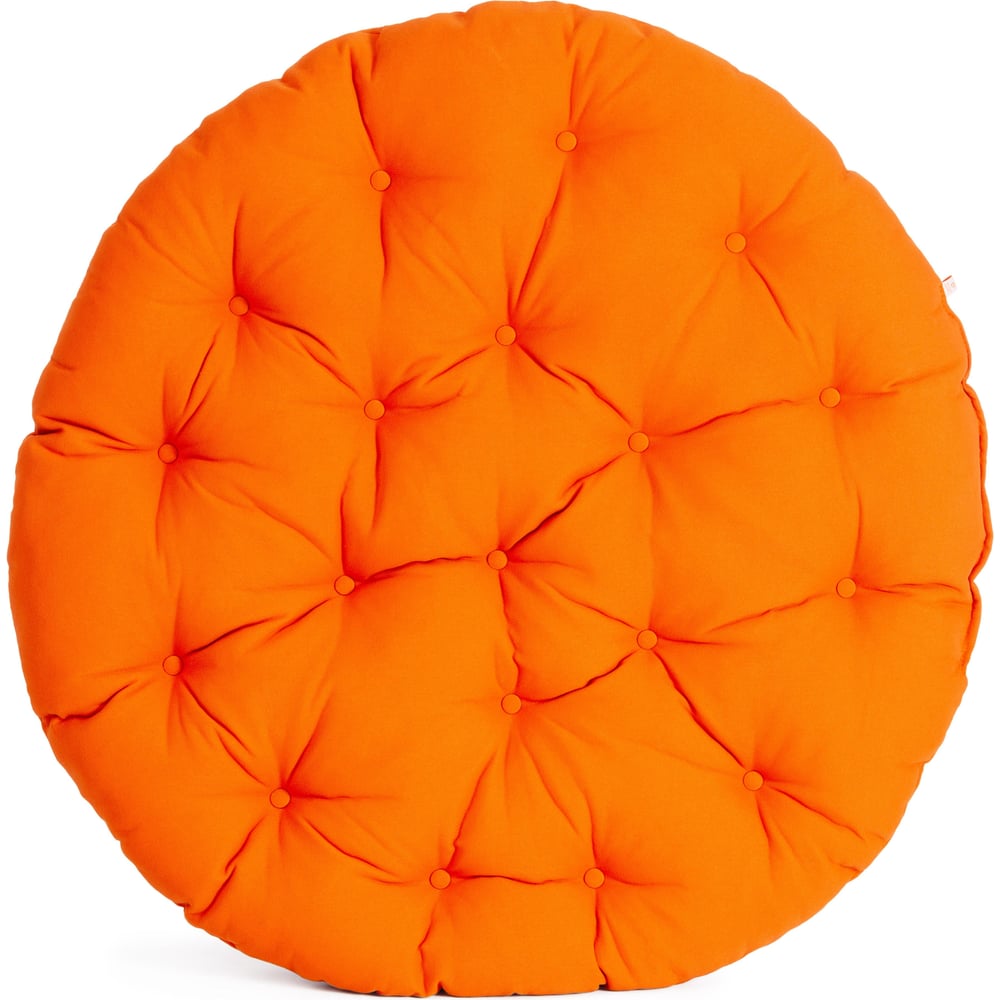 Изображение товара Матрац для кресла Tetchair Папасан ткань оранжевый 1200х1200 мм