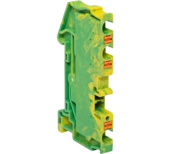 Изображение товара Клеммная колодка пружинная EKF 4 Push-in 3 вывода земля PIT-4-3-pe