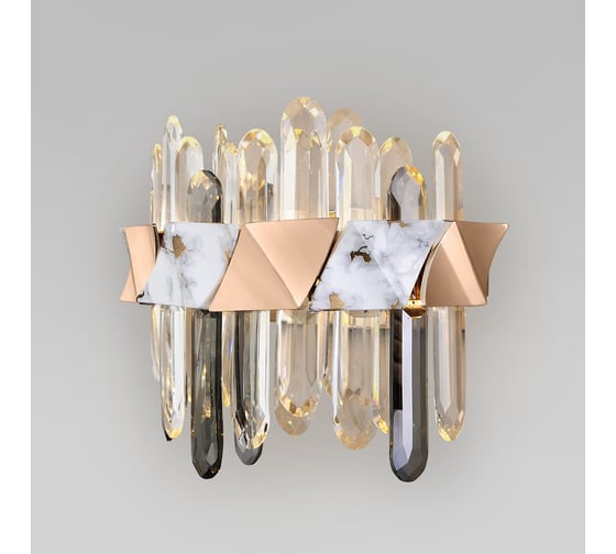 Изображение товара Настенный светодиодный светильник Bogate's с хрусталем 420/1 Jewel золото a067821