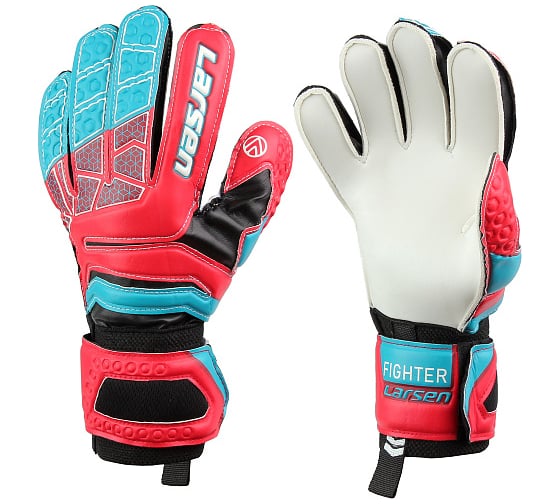 Изображение товара Перчатки вратарские Larsen Fighter красный/голубой, р. 9 4690222179262