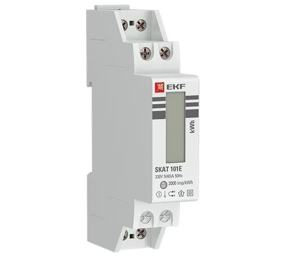 Изображение товара Счетчик электрической энергии модульный EKF SKAT 101E/1-5(40) SDМ PROxima (с поверкой) 10108M