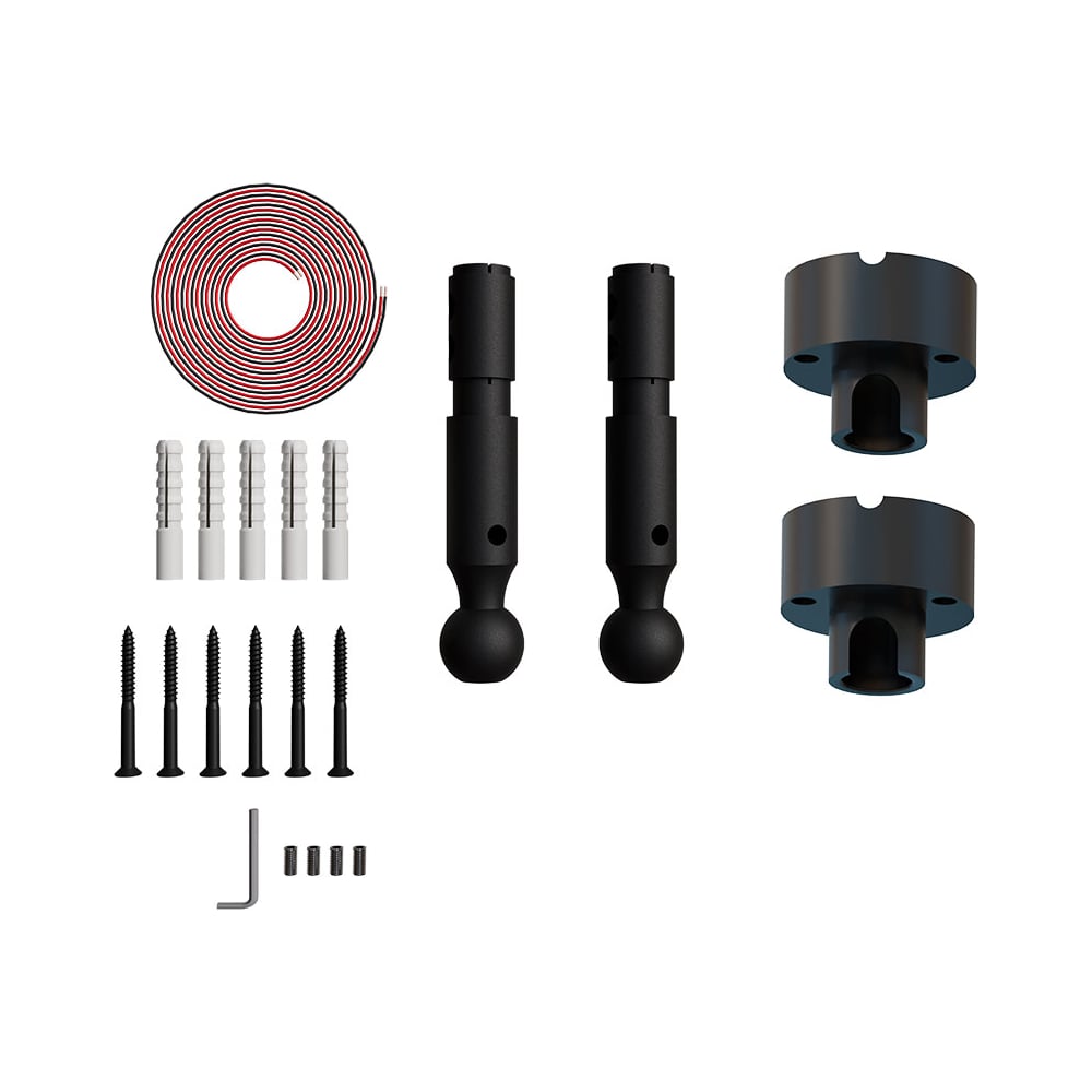 Изображение товара Комплект креплений для тросовой системы ARTE LAMP SKYCROSS A600006N алюминий черный