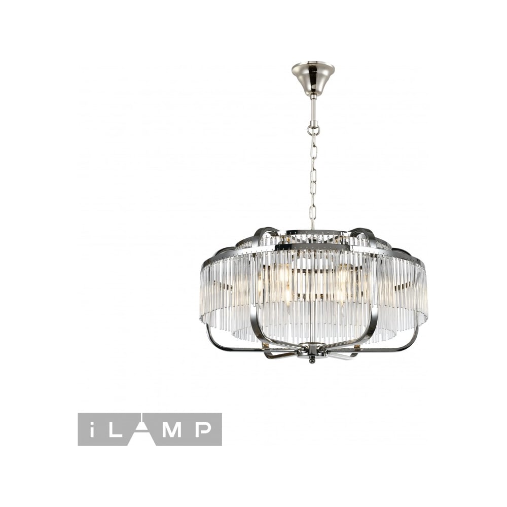 Изображение товара Подвесная люстра iLAMP Qeens P9574-6 CR+CL